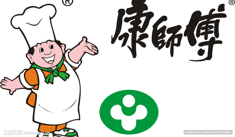 康师傅商标图案，经典设计的力量与品牌价值的体现