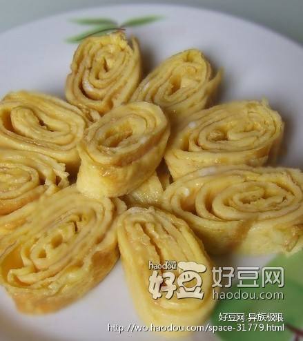 蛋花卷的制作方法与视频教程